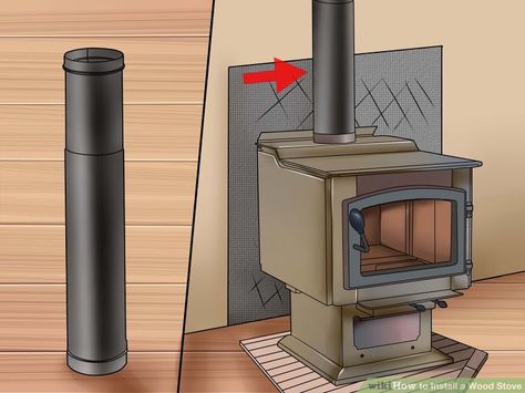 Install Wood Burning Stove, Wood Burning Stove Corner, Corner Wood Stove, Wood Stove Installation, Wood Stove Chimney, Wood Stove Hearth, Wood Burning Stoves Living Room, Small Wood Stove, Wood Burning Heaters