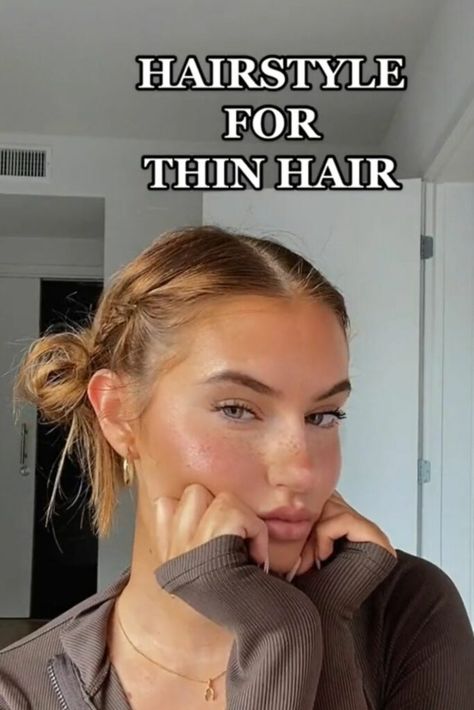 Easy Hair Styling Quick, Short Hairstyle Women Fine Hair Updo, 30 Day Hairstyle Challenge, Short Fine Hairstyle Women, Healthcare Hairstyles Short Hair, Hairstyles For Postpartum Hair, Short Hairstyle Women Work, Hair Styles For Receding Hairline Women, Gym Hairstyles For Thinning Hair