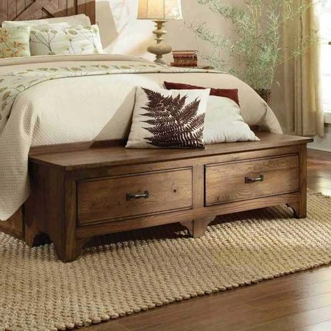 32 Super Cool Bedroom Decor Ideas for The Foot of the Bed #bedroomdecoratingideas Bed Bench Storage, Storage Bench Bedroom, Bedroom Cushions, End Of Bed Bench, Kincaid Furniture, Leather Stool, Bed Bench, Bedroom Bench, Foot Of Bed