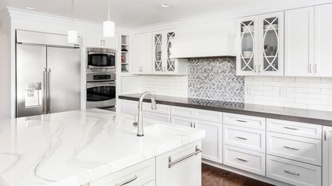 Solid surface countertops kitchen