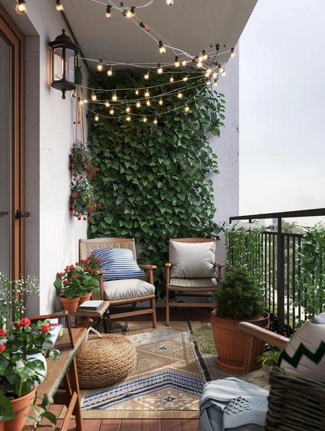 69 Rustic Balcony Design Ideas - TastyInteriors Ideas For Balcony Small Spaces, Apartment Porch Ideas Balconies, Large Balcony Ideas Apartment, Small Patio Ideas Apartment Tiny Balcony, Apartment Deck Ideas Balconies, Balcony Swings, Cozy Balcony Ideas Apartments, Private Balcony Ideas, Apartment Porch Ideas