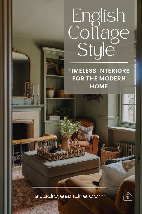 Discover the timeless allure of English country decor and learn how to infuse your home with the cozy charm of old English cottage interiors, countryside house design, and modern English country style. Explore expert tips on incorporating vintage and antique pieces, bold colors and patterns, and a mix of old and new for a truly personal and lived-in look. Create the British cottage or English farmhouse interior of your dreams with this comprehensive guide to English country design. English Country House Style Exterior, Modern Country Interiors Uk, British Living Room English Country, English Country Sitting Room, Country House Style Interior, French English Decor, Old English Design, English Country Cottage Interiors Living Room, English Cottage Furniture