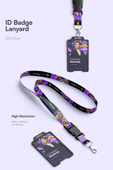 Aesthetic fabric lanyard design template Id Cards Aesthetic, Id Lanyard Design Ideas, Lanyard Aesthetic Ideas, Lanyard Card Design, Id Lanyard Design, Creative Lanyard Design, Id Card Template Aesthetic, Id Card Design Creative, Lanyards Design