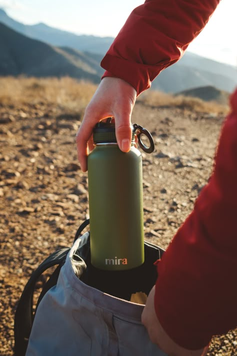 Photography Camp, Hiking Water Bottle, Metal Water Bottle, Hiking Aesthetic, Metal Bottles, Sports Water Bottle, Beach Lifestyle, Glass Water Bottle, Steel Water Bottles