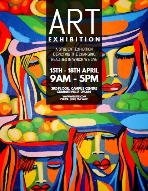 Art Exhibition Flyer Art Exhibition Flyer, Exhibition Poster Design, Exhibition Flyer, Poster Grafico, Poster Graphic Design, Galleria D'arte, Art Exhibition Posters, Art Invitation, Museum Poster