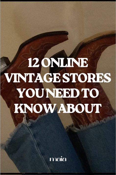 Where To Find Vintage Clothing, Best Places To Buy Vintage Clothes, Where To Buy Vintage Clothes Online, Outfit Aesthetic Names, Thrift Websites, Thrift Shop Aesthetic Name, Thrift Stores Aesthetic, Vintage Thrift Shop Aesthetic, Vintage Thrift Aesthetic