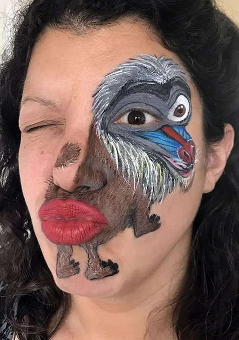 Funny Makeup Memes, Animal Face Paintings, Shower Makeup, Makeup Memes, Face Painting Easy, Witch Makeup, Makeup Humor, Face Paint Ideas, Kids Face Paint