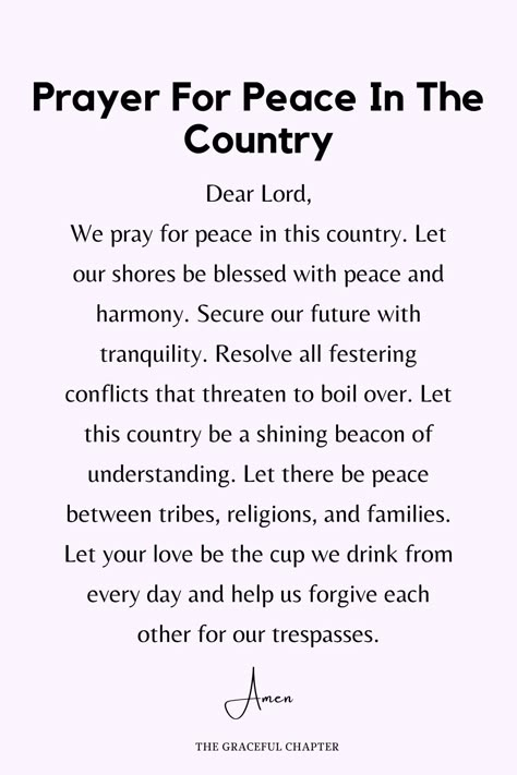 Prayer For Peace In The World, Prayers For Others, Prayer For The Nation, Prayer For Our Country, Prayers For Direction, Prayers For Peace, Midnight Prayer, The Graceful Chapter, Pray For Our Country