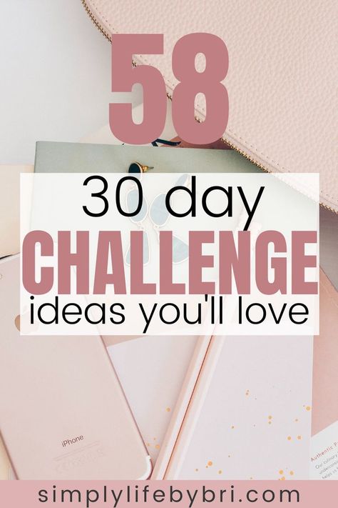 These 30 day challenge ideas have absolutely changed my life. Never thought I could live such a productive lifestyle! Productive things to do. Life hacks. 3o Day Challenge, Try Something New Everyday Challenges, January Challenge Ideas, Learn Something New Everyday Challenge, 30 Days Productivity Challenge, 30 Day Challenge Lifestyle Ideas, Monthly Challenges Ideas, Minimalist Challenge 30 Day, 30 Day Reset Challenge