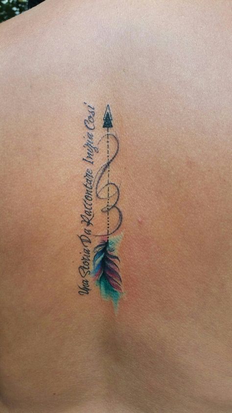 Arrow tattoo Arrow Tat, Tattoo Plume, Tattoo Arrow, Dragon Tattoo For Women, Arrow Tattoo, Arrow Tattoos, Feather Tattoo, Feather Tattoos, Tattoos For Daughters