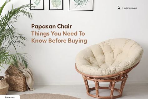 Before buying an office chair, you must do your research. Here is everything you must know before buying a Papasan chair. Let's read on and explore with us! Papasan Chair Decor, Papasan Chair Bedroom, Papasan Chair Living Room, Double Papasan Chair, Papasan Chair Cushion, Office Chair Makeover, Papasan Cushion, Cozy Reading Chair, Big Comfy Chair