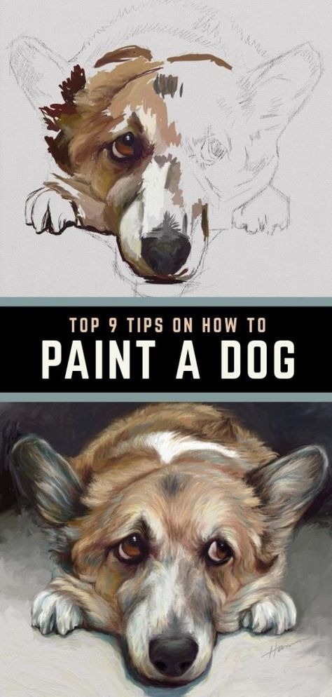 Portrait Tips, Dog Drawing Tutorial, Dog Watercolor Painting, Pet Portrait Paintings, Dog Portraits Painting, Watercolor Dog Portrait, Dog Portraits Art, Watercolor Dog, Painting Lessons