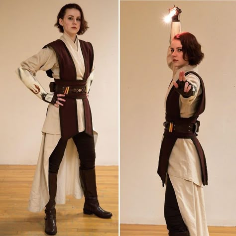 Female Jedi Robes, Oc Jedi, Jedi Robes, Female Jedi, Disfraz Star Wars, Burlesque Movie, Jedi Outfit, Jedi General, Jedi Robe