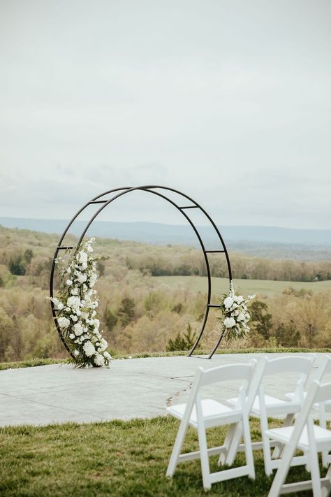 Chattanooga, TN April Wedding Wedding Coordination & Floral - TayaAlexus Venue - Howe Farms Natalie Caho Photography Circle Arbor, Ceremony Circle, Howe Farms, April Wedding, Reception Hall, Chattanooga Tn, Bridal Suite, Wedding Coordinator, Arbor