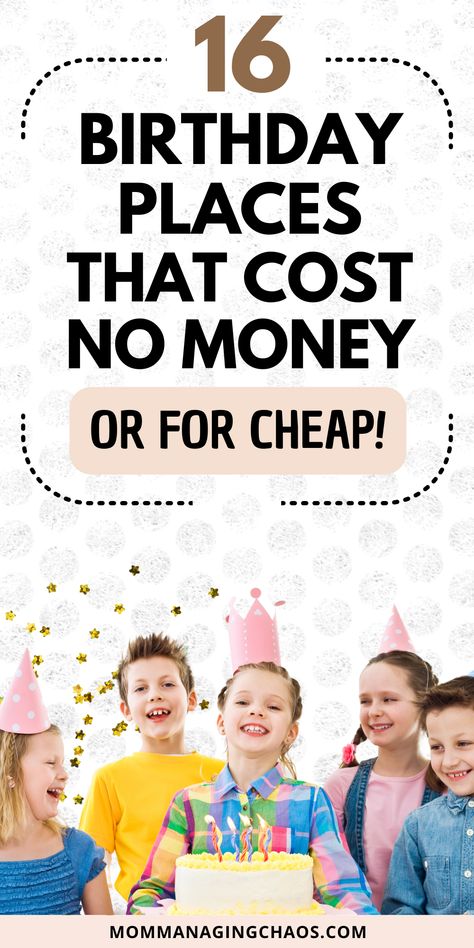 Birthday Party Ideas Not At Home, Cheap Bday Ideas, Cheap And Easy Birthday Party Ideas, Where To Have Birthday Parties, 1st Birthday Party Venue Ideas, Cheap Kids Party Ideas, Free Birthday Party Ideas, Ideas For Birthday Party At Home, 1st Birthday Location Ideas