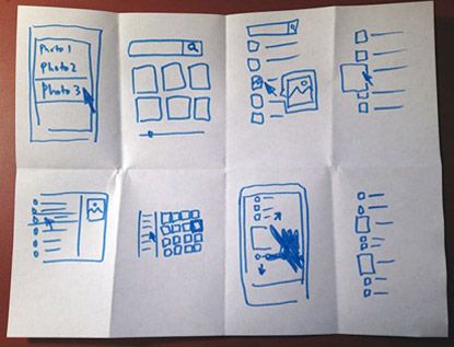 Crazy Eights- Draw 8 Sketches in 5 minutes Business Storytelling, Crazy Eights, Visual Thinking, Digital Storytelling, Business Innovation, Story Board, Crazy 8, Co Design, Wireframe