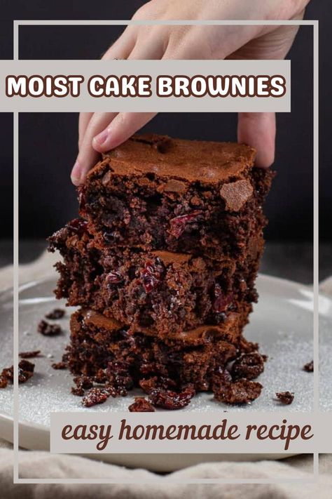 Brownie Cake Recipe Homemade, Cakey Brownies Recipe Homemade, Moist Brownies Recipe, Cake Like Brownies Recipe Homemade, Moist And Chewy Brownies, Cakey Brownie Recipes, Cake Brownies Recipe Homemade, Moist Brownie Recipe, Cake Brownies Recipe