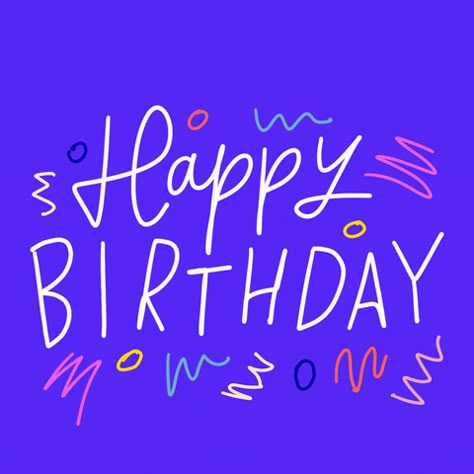 Animated Birthday Greetings, Birthday Card Gif, Funny Happy Birthday Gif, Birthday Animated Gif, Presents Pictures, Purple Happy Birthday, Random Holidays, Blessed Birthday, Birthday Wishes Gif