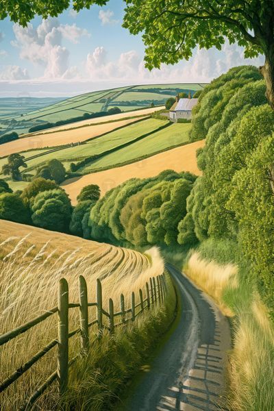 South West England, English Landscape Paintings, Sussex Aesthetic, Countryside Of England, England Suburbs, English Scenery, England Nature, Suffolk Countryside, East Sussex Countryside