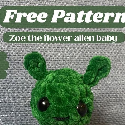 Huge Crochet, Crochet Alien, Instagram Pattern, Crochet Design Pattern, Crochet Design, Crochet Designs, Thank You So Much, Free Pattern, I Hope You