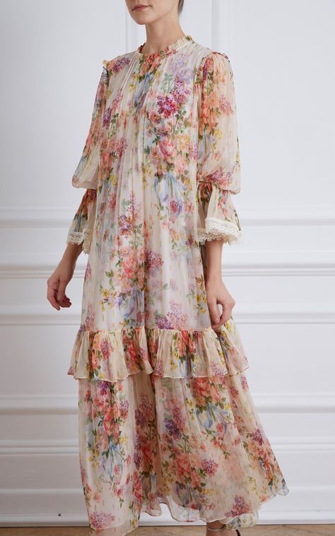 Floral Embroidered Floor-length Georgette Fabric, Festive Floral Embroidered Georgette Kaftan, Floor-length Floral Embroidered Georgette Fabric, Spring Floral Embroidered Georgette Kaftan, Chiffon Outer, Bohemian Floral Embroidered Georgette Fabric, Miranda Priestly, Affordable Bridesmaid Dresses, Silk Mini Dress