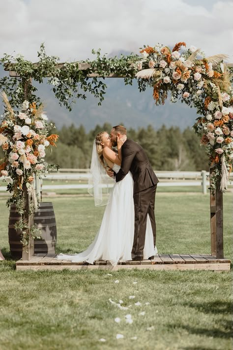 Rustic Fairytale Wedding, Big Sky Wedding, Mountain Wedding Decor, Wedding Design Board, Rustic Spring Wedding, Rustic Mountain Wedding, Rustic Summer Wedding, Wedding Arch Rustic, Rustic Wedding Ceremony