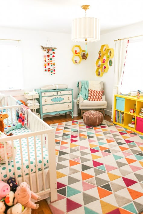 Boy Girl Twins Nursery, Nursery Ideas Boy, Rugs For Kids, Twin Nursery, Colorful Nursery, Trendy Baby Nursery, Nursery Closet, Nursery Room Boy, Baby Boy Room Nursery