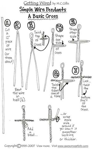 Wire Crosses, Wire Tutorials, Sneakers Green, Instruções Origami, Bijoux Fil Aluminium, Green Converse, Wire Jewelry Designs, Diy Wire Jewelry, Wire Work Jewelry