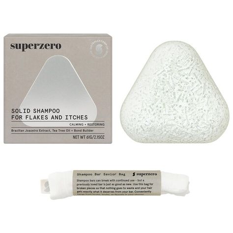 Soothing Scalp Shampoo Bar for Flaky & Itchy Scalps - superzero | Sephora Scalp Shampoo, Itchy Scalp, Dry Scalp, Shampoo Bar, Sephora, Bar