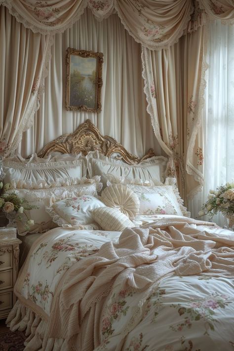 Home Decor Free Modern Bedroom Design #Exploring #the #Timeless #Charm #HomeStyle #InteriorInspo #Decor #of #Vintage #Garden #Home Vintage Bedroom Design, Bedroom Ideas For Small Rooms, Vintage Bedroom Decor, Dream Bedroom Inspiration, Fairytale Aesthetic, Victorian Bedroom, Spring Palette, Vintage Room Decor, Vintage Outdoor