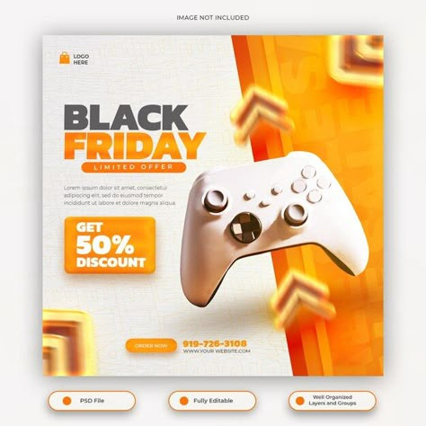 PSD black friday super sale social media... | Premium Psd #Freepik #psd Black Friday Sale Banner Design, Black Friday Flyer Design, Black Friday Social Media Design, Black Friday Design Inspiration, Black Friday Sale Design, Black Friday Sale Flyer, Black Friday Flyer, Sales Flyer, Black Friday Design