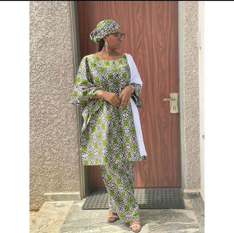 2022 Latest Styles: Simple Skirt and Blouse Styles - Ladeey Adire Skirt And Blouse Styles For Women, Bubu And Skirt Ankara, Bubu Blouse And Skirt, Simple Skirt And Blouse Ankara, Borno Style Ankara, Bubu Top And Skirt, Borno Style Dress, Bubu Skirt And Blouse, Adire Skirt And Blouse Styles