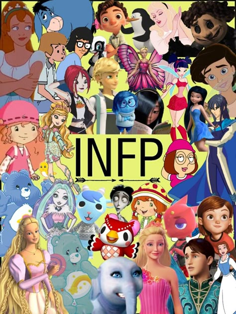 A bunch of cartoon/animated characters with the infp personality type. #infp #pdb #PDB #INFP #character #cartoon #personalitytype #mediator Infp Cartoons Character, Infj Cartoons Character, Infp Characters Disney, Infp Movie Characters, Infp Characters Fictional, Infp Personality Characters, Infp Personality Funny, Infp Villain, Infp Characters Anime