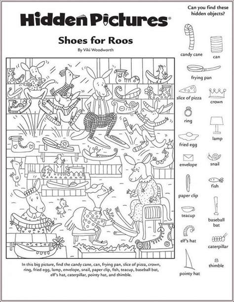 Hidden Object Printables For Kids