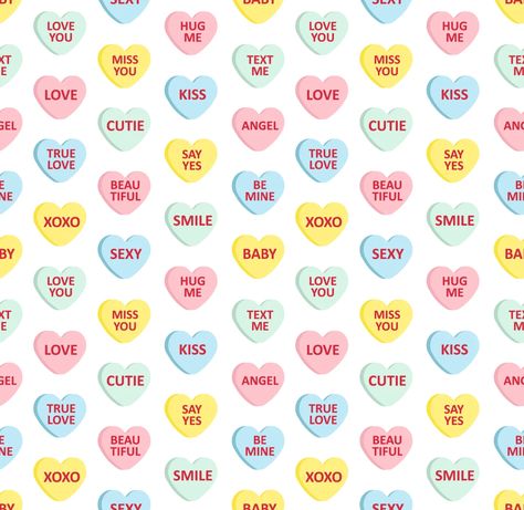 100+ Best Conversation Candy Heart Sayings (Valentine Sweetheart Candy Quotes) - Parade: Entertainment, Recipes, Health, Life, Holidays Heart Candy Sayings, Valentines Heart Candy, Candy Sayings, Valentines Day Hearts Candy, Clever Valentines, Heart Sayings, Sweetheart Candy, Conversation Hearts Candy, Candy Quotes