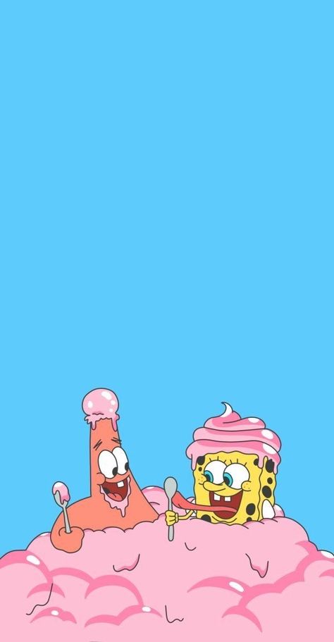 Spongebob Iphone Wallpaper, Spongebob And Patrick, Spongebob Pics, Scooby Doo Images, Spongebob Birthday, Spongebob Wallpaper, Friends Wallpaper, Funny Phone Wallpaper, Cartoon Wallpaper Iphone