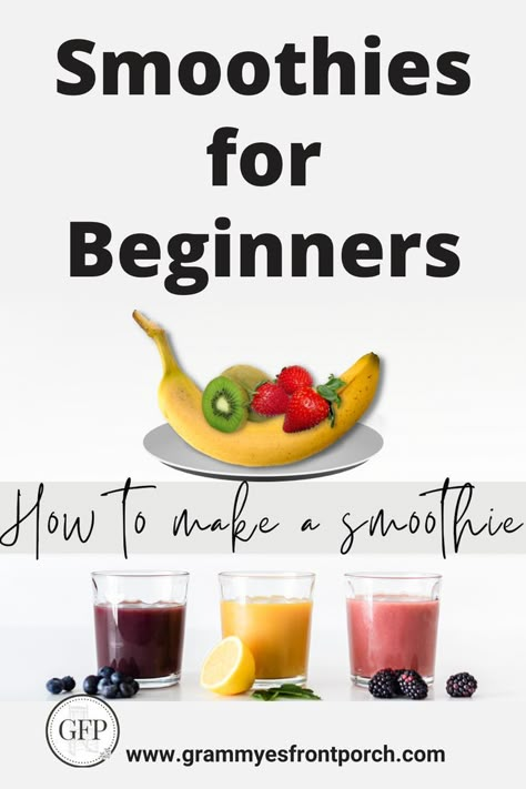 smoothie recipes Smoothie For Beginners, How To Make Smoothies Recipes, Basic Smoothie Recipes, What To Put In Smoothies, How To Make Smoothies At Home, Easy At Home Smoothies Recipes, How To Make Good Smoothies, Basic Smoothie Guide, Beginner Smoothie Recipes