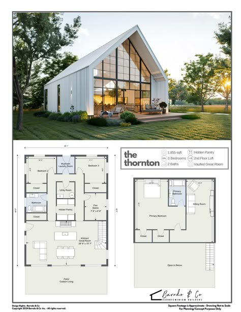 14 New plans coming to our website this week! Here’s one! #barndoandco #bardominiumbuilding #barndo #barndominiumliving #barndominium #barndogoals #barndoenvy #barndobliss #floorplans #floorplandesign Rectangular Barndominium Plans, 30x30 Barndominium Floor Plans, Modern Barndominium Plans, Barndamiduum Floor Plans, Small Barndominium Interior, Loft In Garage, Cottage Floorplan, Barndo Floor Plans, Pink Cabin