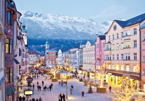 Christmas Markets in Innsbruck | When and Where to Find Them Austria Winter, Innsbruck Austria, World Most Beautiful Place, Poland Travel, Austria Travel, Innsbruck, Most Beautiful Cities, Beautiful Places In The World, Salzburg