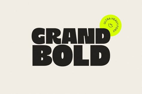 GRAND BOLD is ultra heavy font inspired by the nostalgia and aesthetics of the 80-90s. Ideal for advertising, headlines, editorial design, branding, and posters. GRAND BOLD Font Features: - Full Set of standard alphabet and punctuation - PUA Encoded - no special software needed to access extra characters - Multilingual Characters AÁĂÂÄÀĀĄÅÃÆBCĆČÇĊDÐĎĐEÉĚÊËĖÈĒĘẼFGĞĢĠḠHĦIĲÍÎÏİÌĪĮĨJKĶLĹĽĻŁMNŃŇŅÑ OÓÔÖÒŐŌØÕŒPÞQRŔŘŖSŚŠŞȘẞTŤŢȚUÚÛÜÙŰŪŲŮŨVWẂŴẄẀXYÝŶŸỲỸZŹŽŻ Bold Font Logo, Modern Bold Fonts, Police Logo, Timeless Font, Free Commercial Fonts, Gothic Fonts, Logo Font, Font Inspiration, Bold Logo