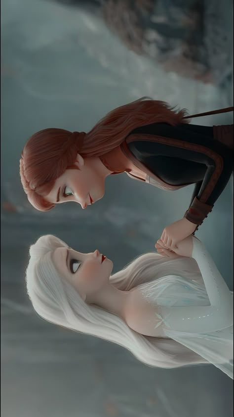 Elsa And Anna Aesthetic, Queen Elsa Frozen Wallpaper, Frozen Moodboard, Elsa Anna Wallpaper, Frozen Lockscreen, Disney Movies Wallpaper, Anna And Kristoff Fan Art, Elsa And Anna Wallpaper, Queen Anna Frozen