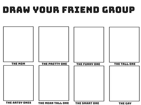 Draw your friendgroup!! Character Sheet Writing, Bingo Casino, Bingo Online, Personality Chart, Free Bingo Cards, Funny Charts, Character Sheet Template, Bingo Template, Art Style Challenge