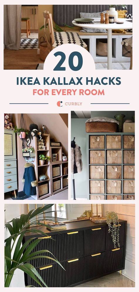 Unlock the full potential of your Kallax shelves with these brilliant IKEA hacks! 🛋️✨ Ingenious ways to transform and customize your Kallax unit into stylish and functional furniture. From trendy storage solutions to chic room dividers, get ready to reimagine your space with these budget-friendly and creative ideas. 🌟 #IKEAHacks #KallaxIdeas #HomeDecorDIY #KallaxHacks Kallax Ikea Hack, Diy Kallax, Kallax Unit, Ikea Linnmon, Ikea Shelving Unit, Cube Shelving Unit, Green Living Room Ideas, Ikea Units, Ikea Kallax Shelf