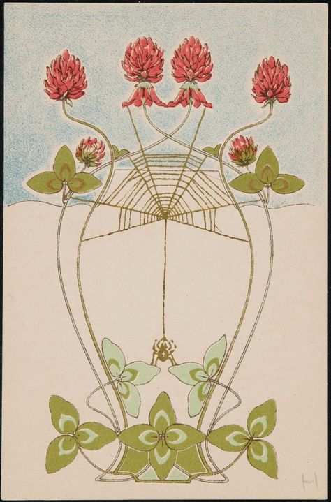 Fleurs Art Nouveau, Art Nouveau Tattoo, Motifs Art Nouveau, Nouveau Tattoo, Museum Of Fine Arts Boston, Motif Art Deco, Art Nouveau Illustration, Art Nouveau Pattern, Art Nouveau Flowers