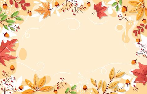 Fall Background Design Fall Powerpoint Backgrounds, Thanksgiving Presentation, Background For Powerpoint Presentation, Thanksgiving Background, Fall Clipart, Presentation Backgrounds, Background Designs, Fall Background, Autumn Decorating