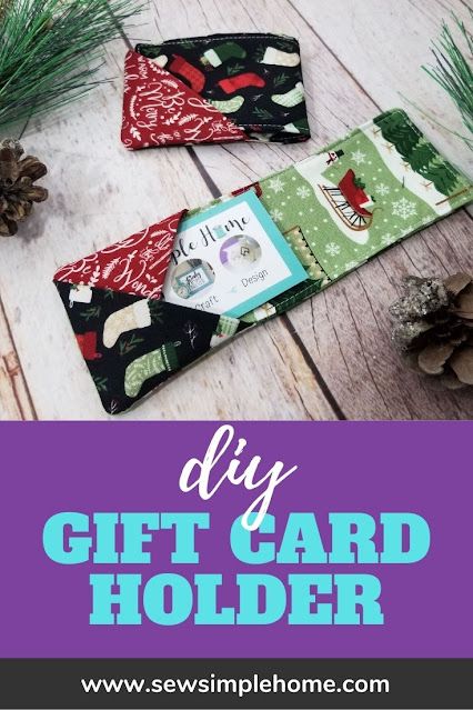 Fabric Gift Card Holder, Diy Gift Card Holder, Gift Card Holder Ideas, Card Holder Ideas, Quilted Christmas Gifts, Make Your Own Fabric, Card Holder Diy, Gift Card Holder Diy, Unique Gift Cards