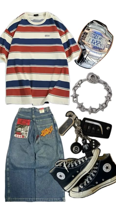 Ftm Outfits, Fashion Aesthetic Outfits, Aesthetic Outfits Y2k, Street Style Outfits Casual, Silly Clothes, Outfits Y2k, Outfit Inspo Casual, Street Fashion Men Streetwear, Tomboy Outfits