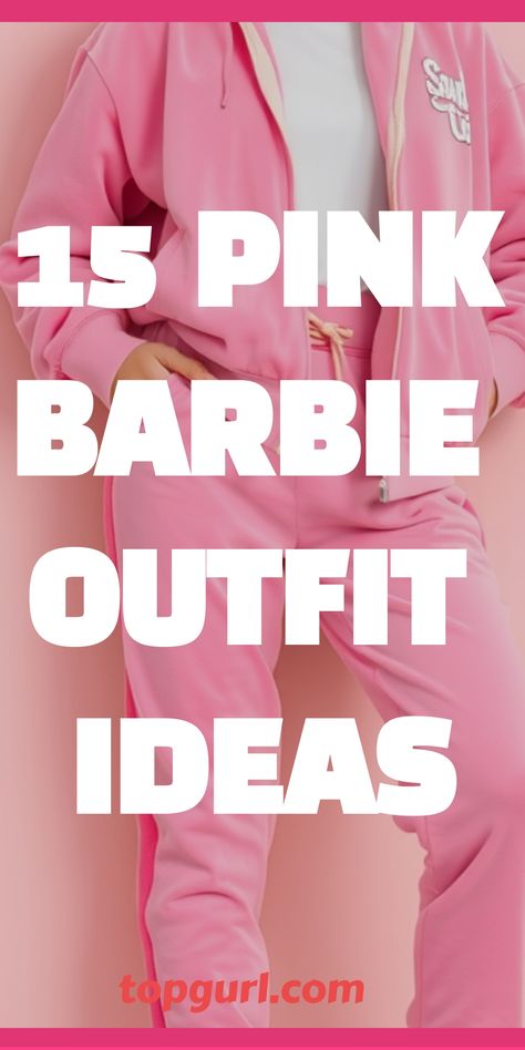 Pink Barbie Outfit Ideas Barbie Pink Outfits Aesthetic, Casual Barbie Outfits, Barbie Pink Outfits, Pink Barbie Outfits, Barbie Outfits Aesthetic, Barbie Outfit Ideas, Pink Outfits Aesthetic, Pink Pencil Skirt, Barbie Outfits