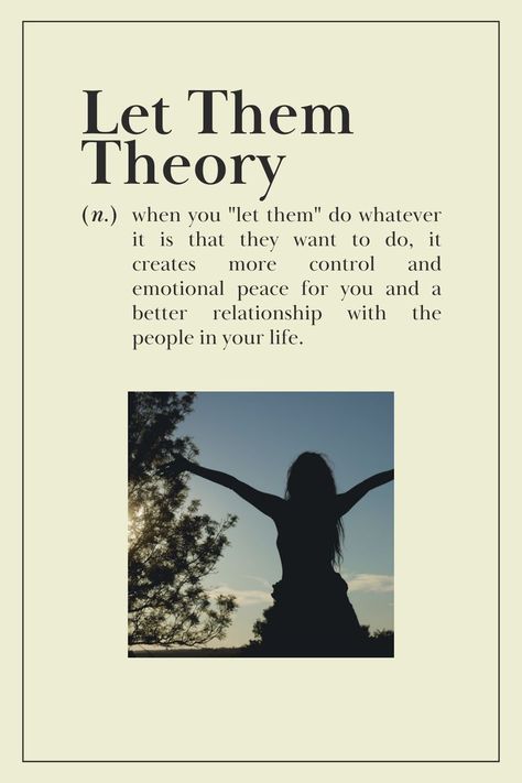 The Let Them theory helps you take control of your life and emotions. It's about acknowledging that we can't control others ("let them"). In addition to the let them theory, I recommend writing down your frustrations and releasing them. My workbook Leave Your Sh*t Here is a dedicated place to release pent-up emotions and feel more in control. Click to explore the workbook! In Control Out Of Control, Control Over Emotions, How To Control My Emotions, I Am In Control Of My Emotions, The Let Them Theory, Controling Emotions Quotes, Don’t Let Anyone Control Your Emotions, Let Them Theory Quotes, In My Control Out Of My Control