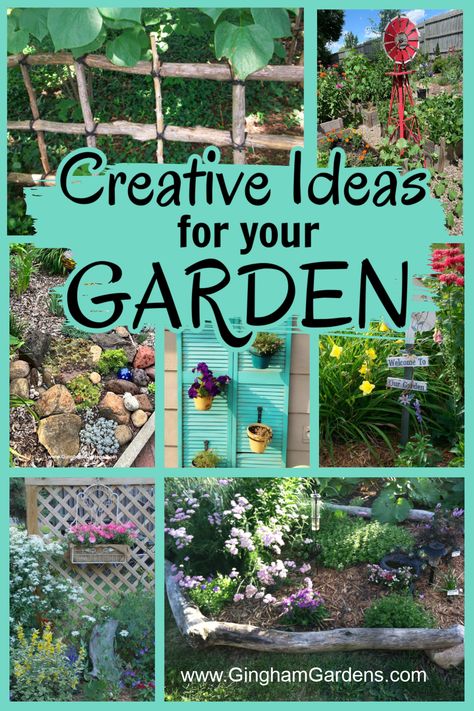 Take your flower gardens to the next level with these creative ideas! This are original ideas that you likely haven't seen before. #gardenart #gardendecorations Flower Garden Diy Ideas, Cheap Flower Garden Ideas, Ideas For Flower Gardens, Diy Outdoor Garden Ideas, Alternative Landscaping Ideas, Unique Garden Design, Diy Flower Garden Decor, Artistic Garden Ideas, Rustic Flower Bed Ideas